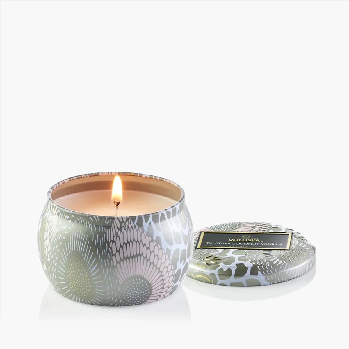 Tahitian Coconut Vanilla Mini Tin Candle