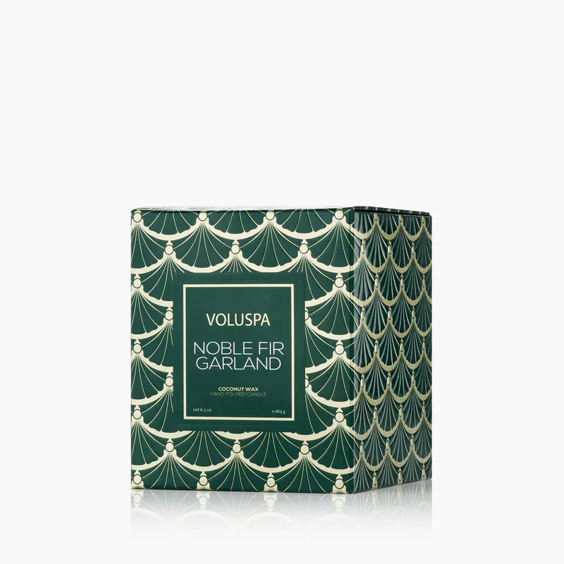 Noble Fir Garland Classic Candle