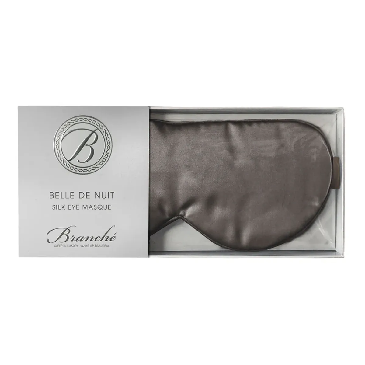 Branché Charmeuse Eye Mask Driftwood